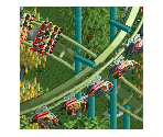 Flying Roller Coaster - RollerCoaster Tycoon 2