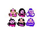 Overworld Characters - Momotarou Densetsu: Peach Boy Legend (JPN)
