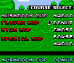 Course Select - Super Mario Kart