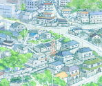 Backgrounds (Large, 02 / 02) - Kimi to Kanojo to Kanojo no Koi. / You and Me and Her: a love story
