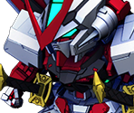 Gundam Astray Red Frame Custom - SD Gundam G Generation Cross Rays