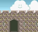 Castle Walls 1 - Super Mario All-Stars: Super Mario Bros. & The Lost Levels