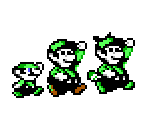 Luigi (Super Mario Bros. 3 MS-DOS-Style) - Mario Customs