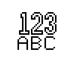 Font & Numbers - Challenger