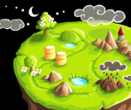 World Map - Giana Sisters (iOS)