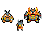 #498 Tepig, #499 Pignite & #500 Emboar (PMD-Style) - Pokémon Customs