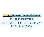 HUD & Font - Gradius III