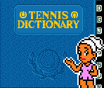 Emily & Tennis Dictionary - Mario Tennis
