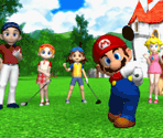 Title Screen - Mario Golf: Advance Tour