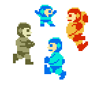 Mega Man (Super Mario Bros. 1 NES-Style) - Mega Man Customs