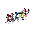 Power Rangers (Color) - Mighty Morphin' Power Rangers