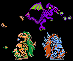 Kraid and Ridley (NES Manual Designs) - Metroid Customs