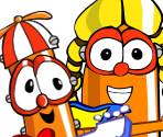 Robot Laura and Lenny - VeggieTales: Veggie Carnival