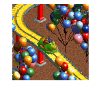 Carnival Float Ride - Frog Cars - RollerCoaster Tycoon 2