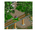 Carnival Float Ride - Lizard Cars - RollerCoaster Tycoon 2