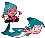 Sorbet Shark Cookie - Cookie Run: OvenBreak