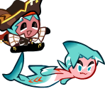 Sorbet Shark Cookie (Pirate Overlord) - Cookie Run: OvenBreak