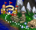 Map Screen - Sonic 3D Blast