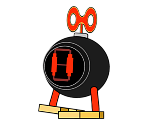 Bob-omb (Sunshine, Paper Mario-Style) - Mario Customs