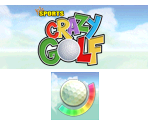 Wii Menu Banner and Save Icon - Kidz Sports: Crazy Golf