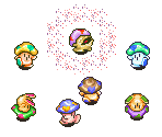 Mushboom, Mushgloom & Matango Residents - Secret of Mana
