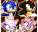 Party Mode Character Select - Sonic and the Secret Rings