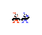 Cuphead & Mugman (Super Mario Bros. 1 NES-Style) - Cuphead Customs