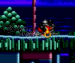 Isolated Island (Training) Levels 0 & 1 (Night) - Knuckles' Chaotix (32X)