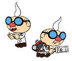 Professor E Gadd (Paper Mario-Style) - Luigi's Mansion Customs