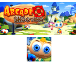 Wii Menu Banner and Save Icon - Arcade Shooting Gallery