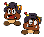 Geisha Goomba (Paper Mario-Style, Modern) - Paper Mario Customs