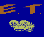 Title Screen and Backgrounds - E.T. The Extra-Terrestrial (Atari 2600)