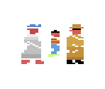 Elliott, FBI, and Scientist - E.T. The Extra-Terrestrial (Atari 2600)