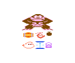 Donkey Kong, Enemies, and Items - Donkey Kong (Atari 7800)