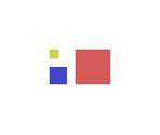 Club, Ball, and Obstacle - Miniature Golf (Atari 2600)