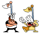 P1 and P2 Flags - Pizza Tower