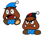 Private Goomp (Paper Mario-Style, Modern) - Mario & Luigi Customs