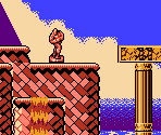 Volcanic Temple Tileset - Kirby's Halloween Adventure (Hack)