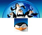 Save Icon and Banner - Penguins of Madagascar