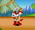 Papyrus (Dr. Robotnik's Mean Bean Machine-Style) - Undertale Customs