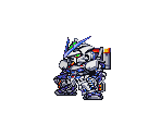 Gundam Astray Blue Frame (Full Weapons) - Super Robot Wars W