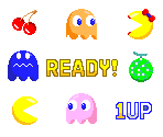 Pac-Man, Ms. Pac-Man, Ghosts, and Maze - Pac-Man Customs