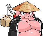 Warrior Pig - Tribal Hunter