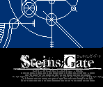 Title Screen & Logos - 8-BIT ADVENTURE STEINS;GATE