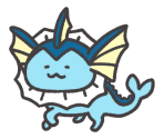 #134 Vaporeon - Pokémon Smile