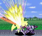 Tekkaman Sommer Overlay & Background Effects - Super Robot Wars W