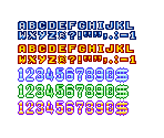 Fonts - Teenage Mutant Ninja Turtles: Tournament Fighters