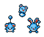 Azurill, Marill & Azumarill - Pokémon Mystery Dungeon: Explorers of Time / Darkness