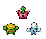 Hoppip, Skiploom & Jumpluff - Pokémon Mystery Dungeon: Explorers of Time / Darkness