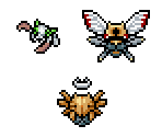 Nincada, Ninjask & Shedinja - Pokémon Mystery Dungeon: Explorers of Time / Darkness